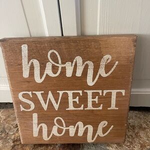 Wooden Home Sweet Home Sign